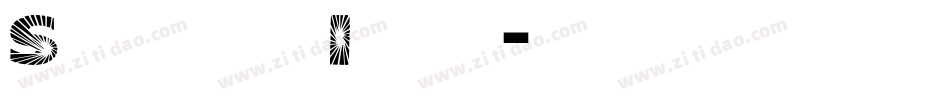 Starburst Italic字体转换